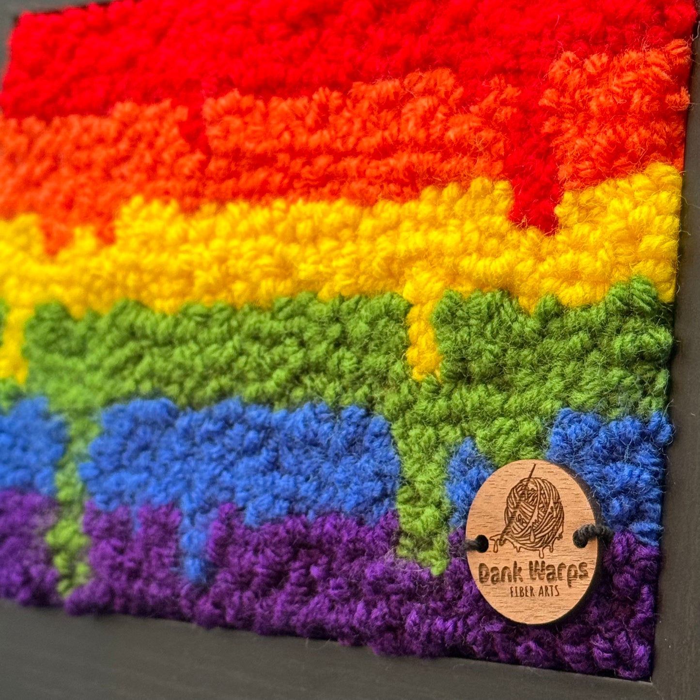 Framed Dripping Pride Flag