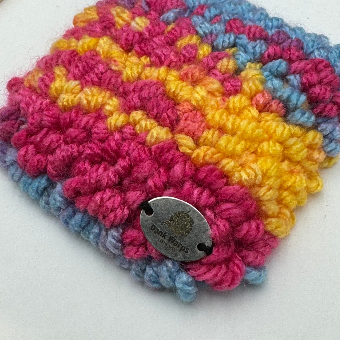Mini Punch Needle Pansexual Pride Colors